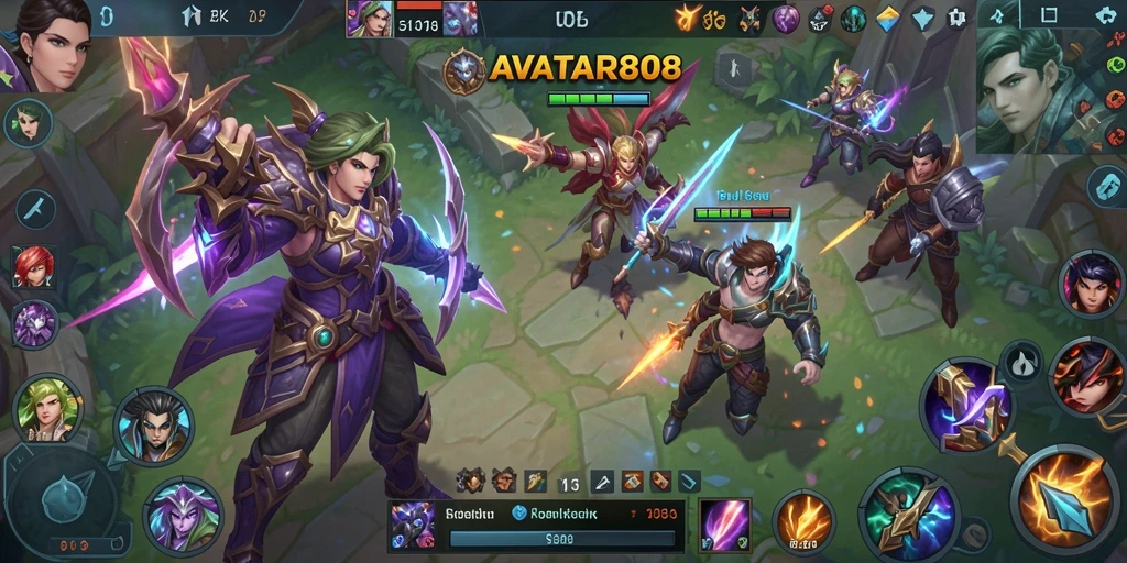 Tampilan seru dari gameplay AVATAR808 yang penuh aksi.