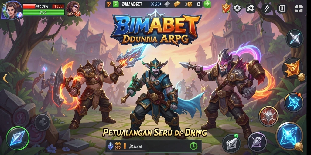 Gameplay seru dalam dunia fantasi ARPG di BIMABET.