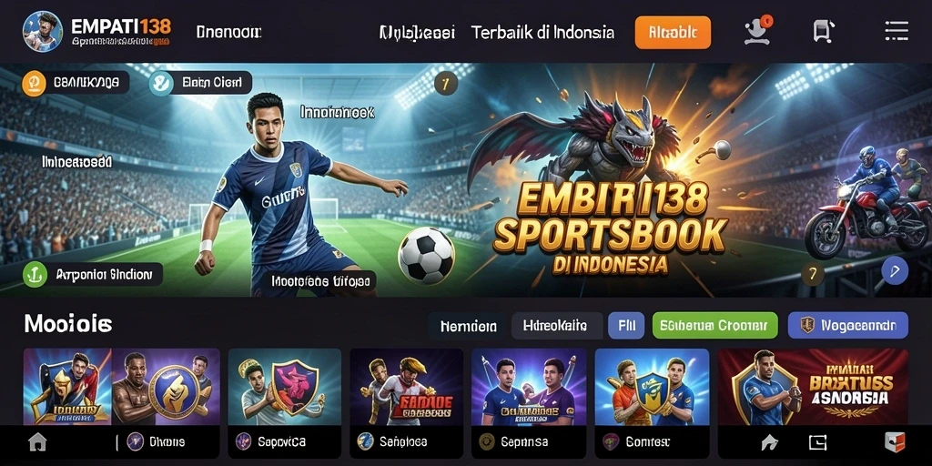 Tampilan gameplay taruhan Sportsbook di EMPATI138 yang menarik.