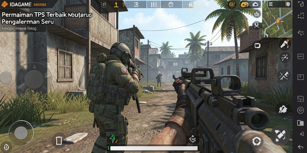 Tampilan gameplay seru dan dinamis di IDAGAME.