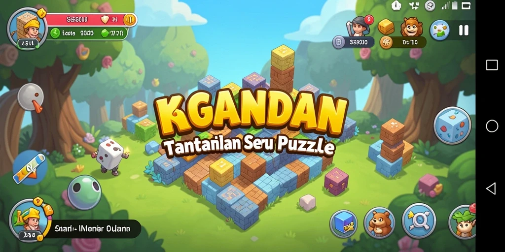 Tampilan permainan KAGANDAN yang menantang dan menarik.