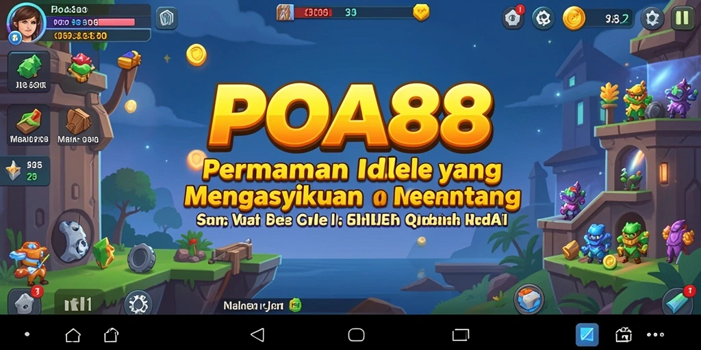 Screenshot utama <strong>POA88</strong> menampilkan gameplay santai yang memikat.