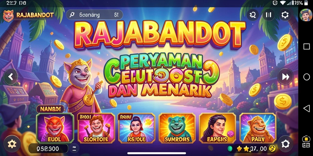 Tampilan menarik dari gameplay RAJABANDOT yang memukau.