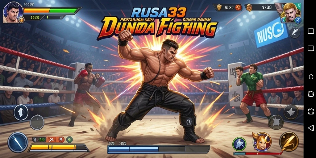 Tangkapan layar menampilkan aksi pertarungan epik dalam RUSA33.