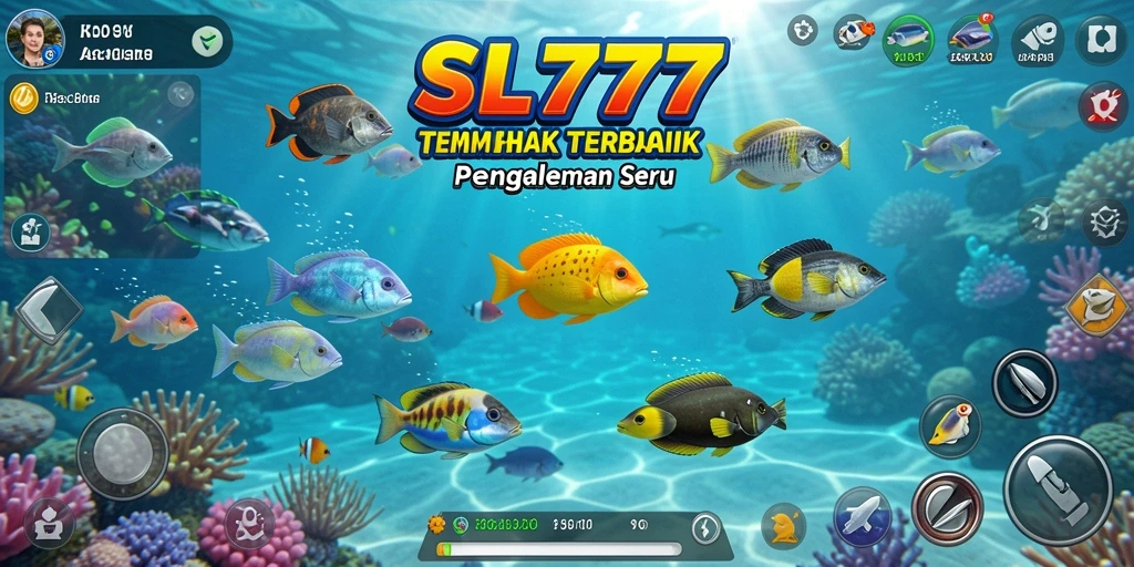 Tampilan menarik dari gameplay Tembak Ikan di SL777.