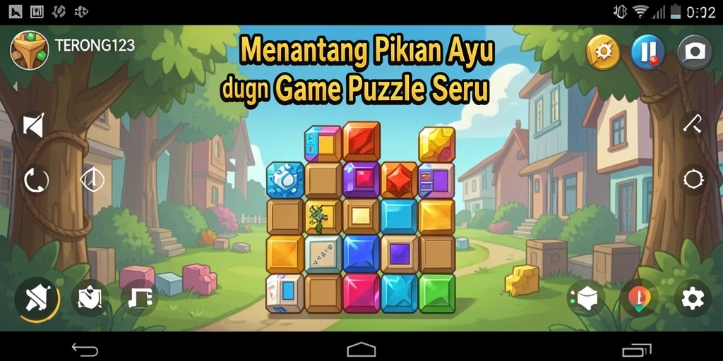 Screenshot utama dari gameplay Puzzle di TERONG123.