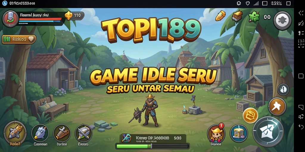 Tampilan gameplay seru dari TOPI189 dengan elemen Idle yang menarik.