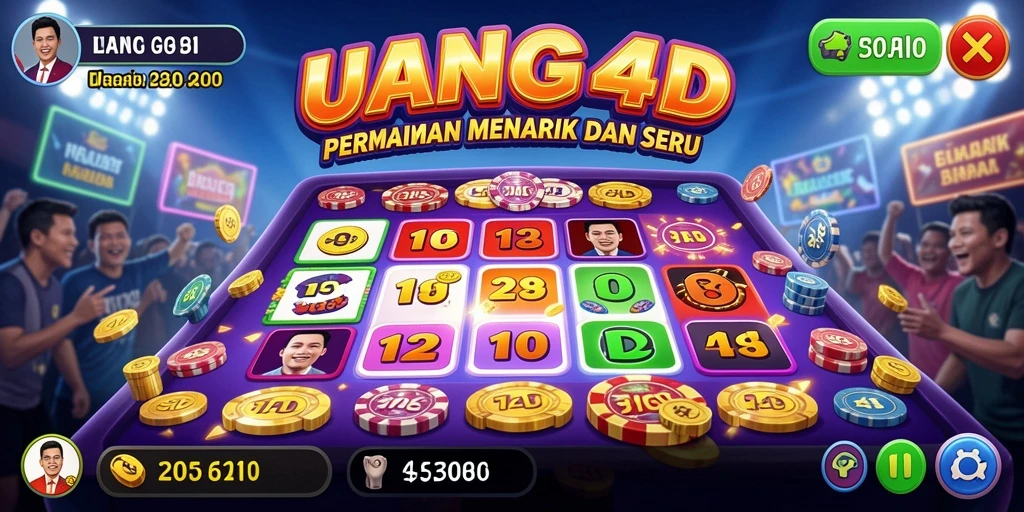 Tampilan gameplay UANG4D yang seru dan interaktif.
